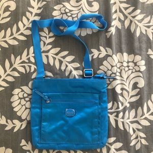 **Sold**Blue Coach Crossbody